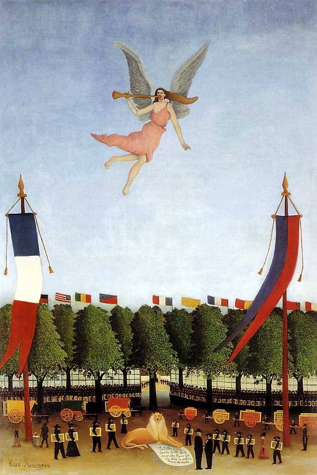 Liberty hívogató művészek alkotó: Henri Rousseau