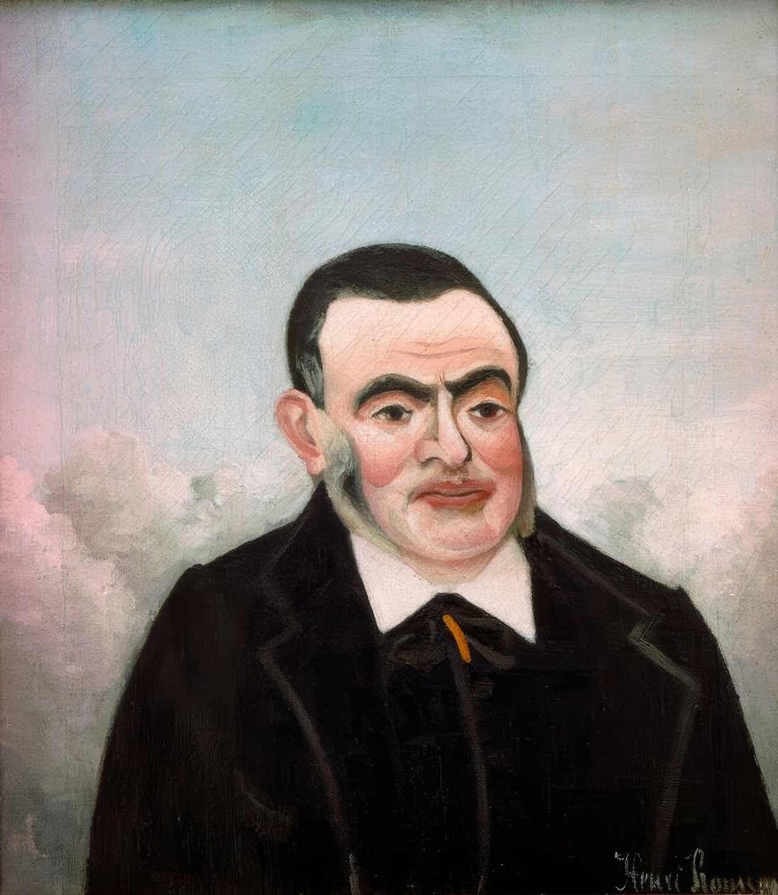 Egy férfi portréja alkotó: Henri Rousseau