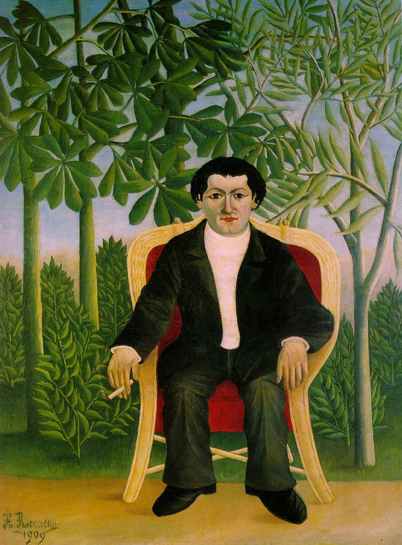 Joseph Brummer portréja alkotó: Henri Rousseau