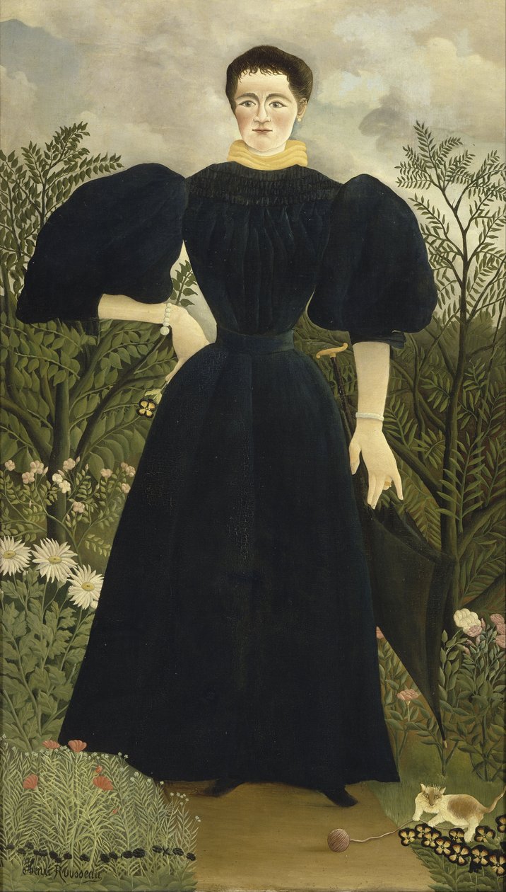 Madame M portréja; alkotó: Henri Rousseau