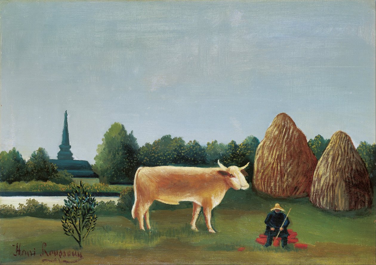 Jelenet Bagneux -ban Párizs külvárosában alkotó: Henri Rousseau