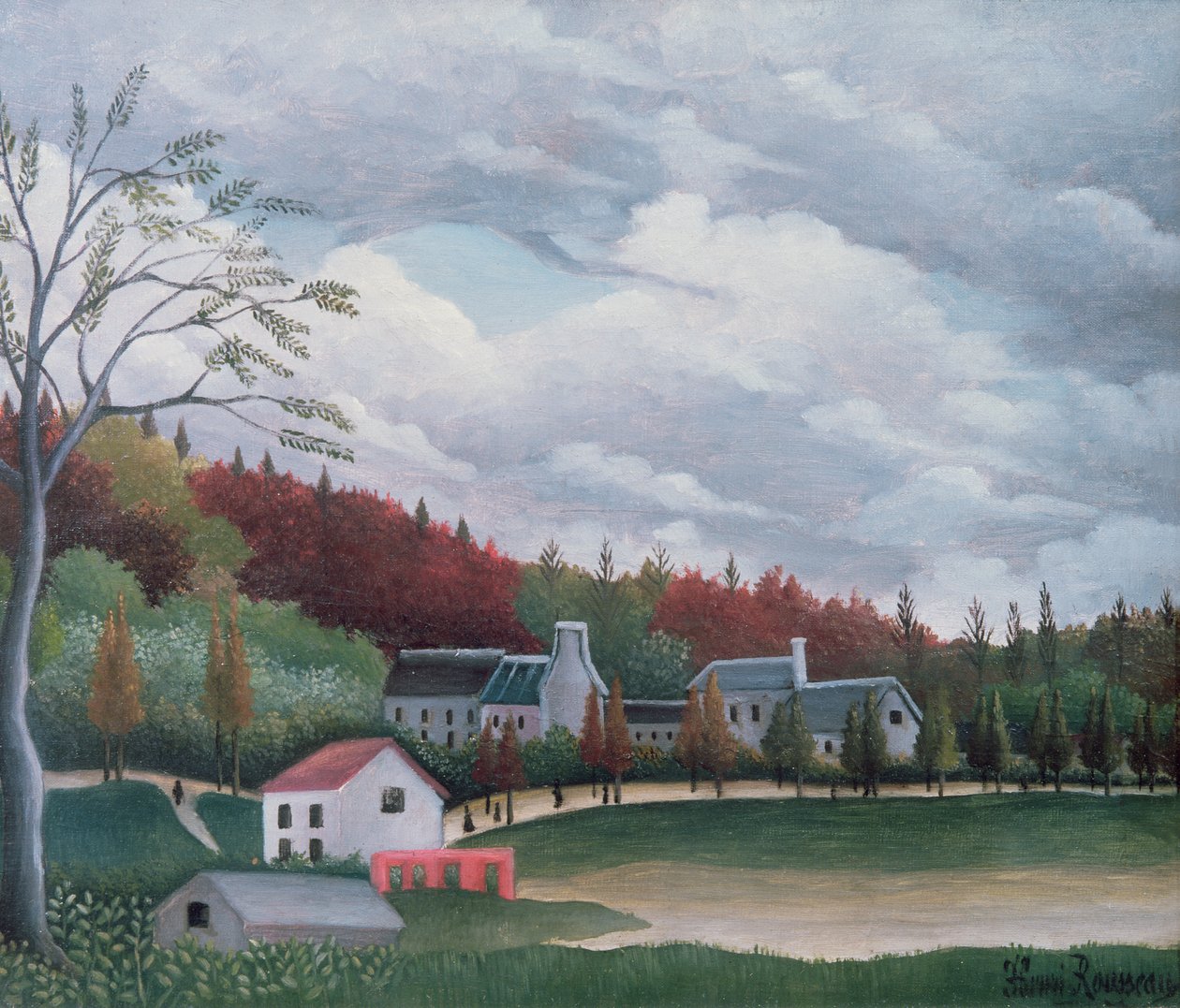 A Bievre Gentillyben, 1895 körül alkotó: Henri Rousseau