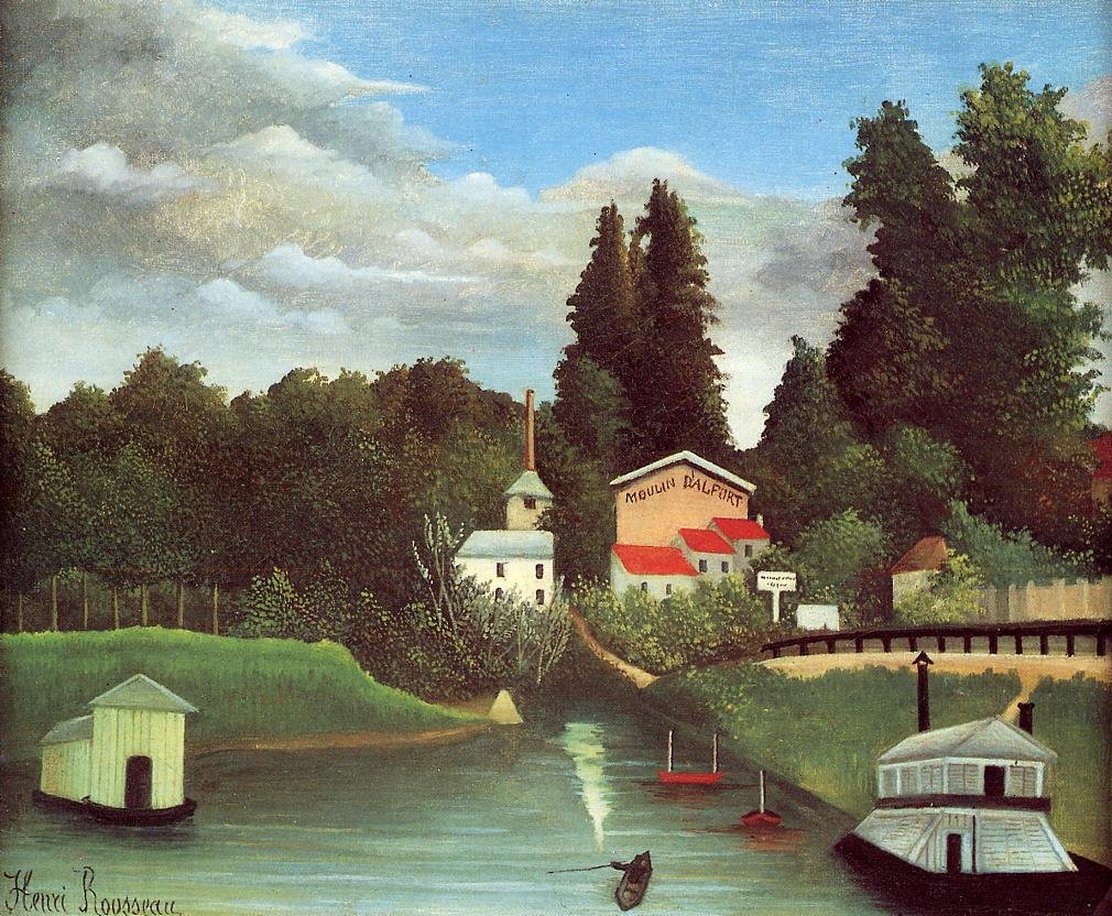 A Moulin dAlfort alkotó: Henri Rousseau