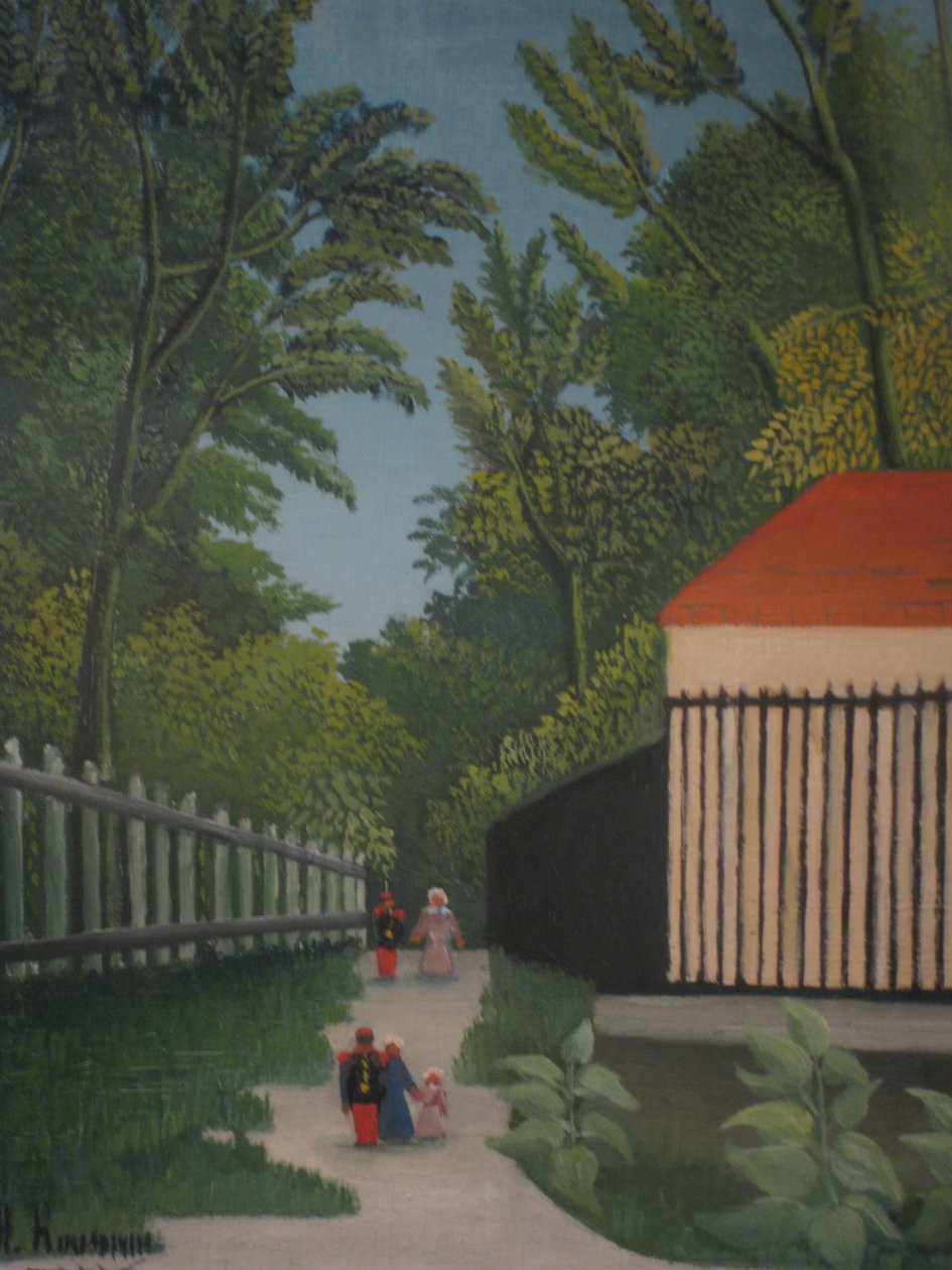 Kilátás a Montsouris Parkra alkotó: Henri Rousseau