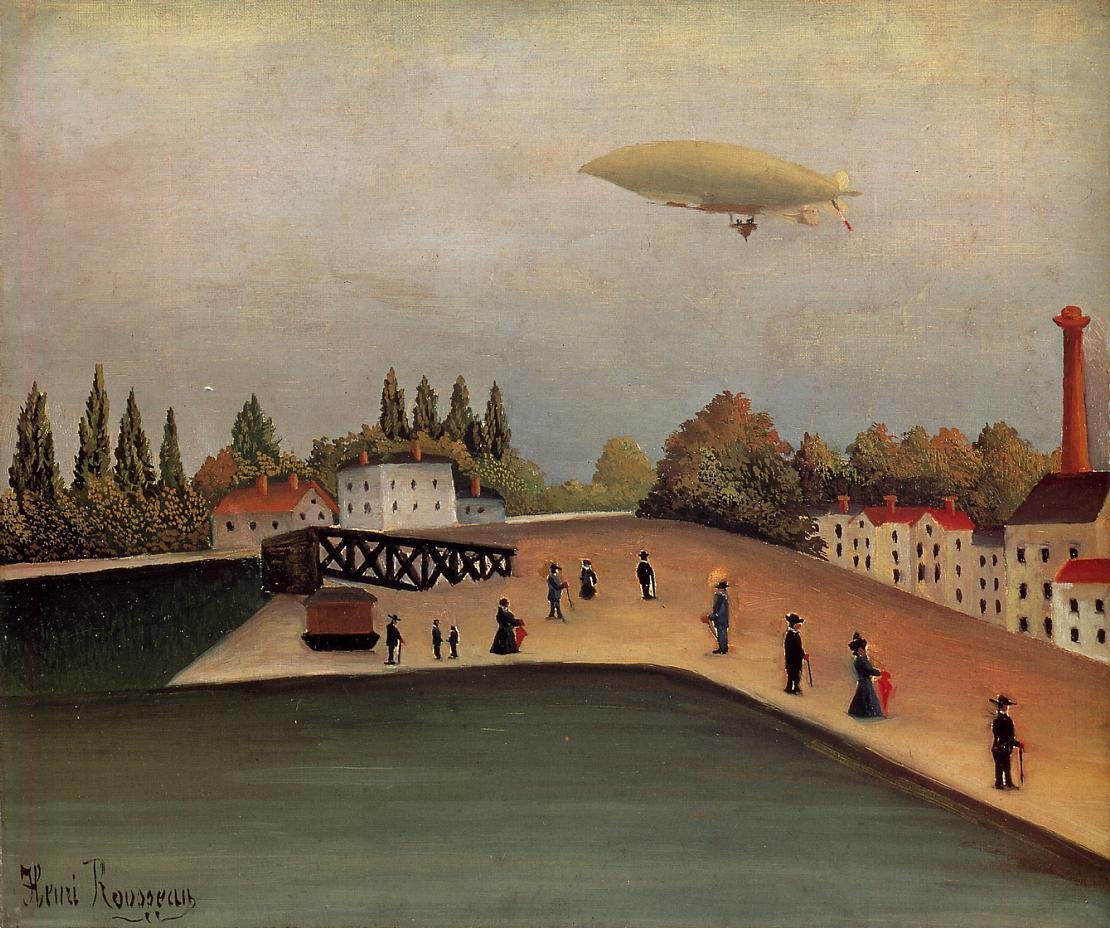 A Quai dOvry kilátása alkotó: Henri Rousseau