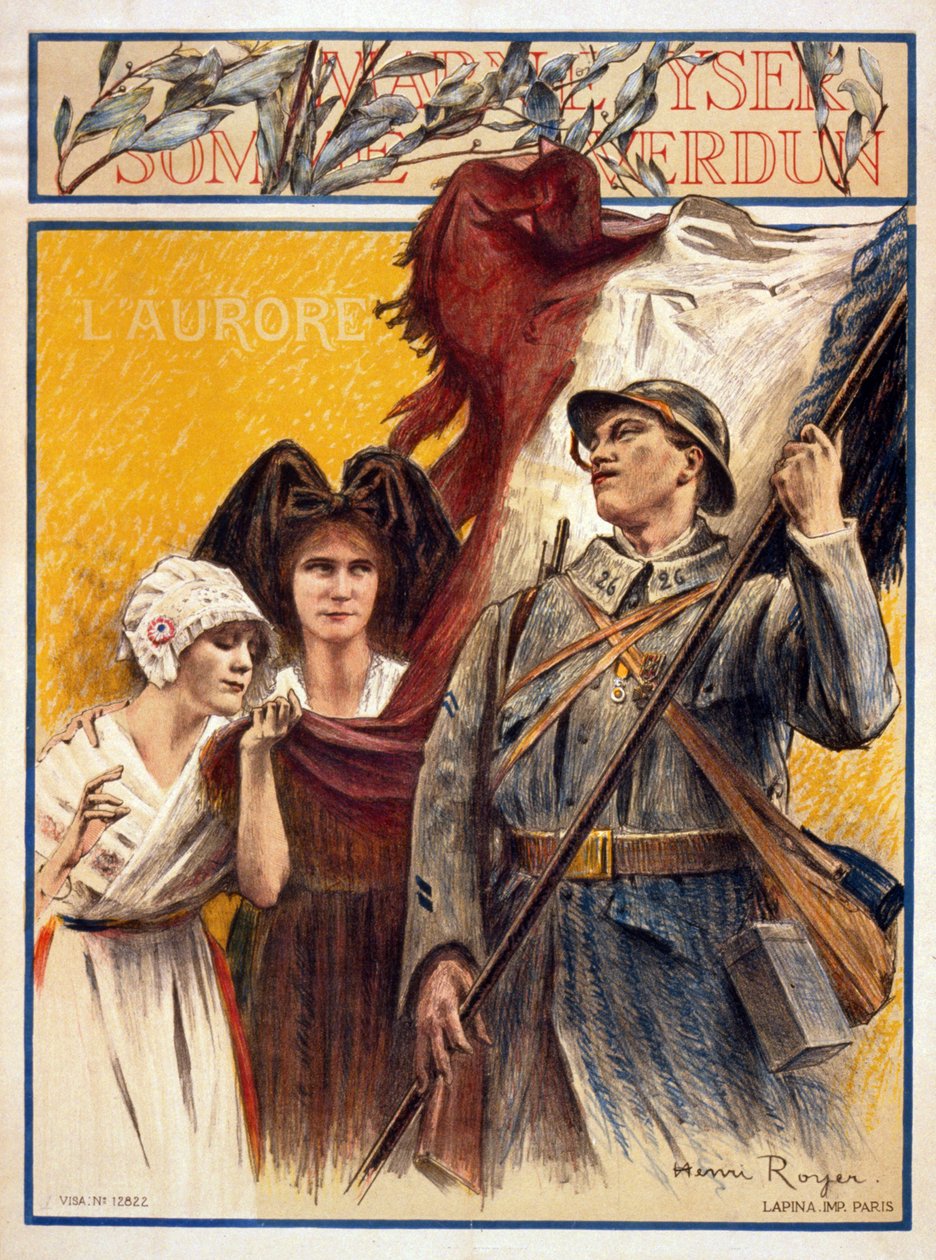Iratkozzon fel a Felszabadítási Kölcsönre, 1918 alkotó: Henri Royer