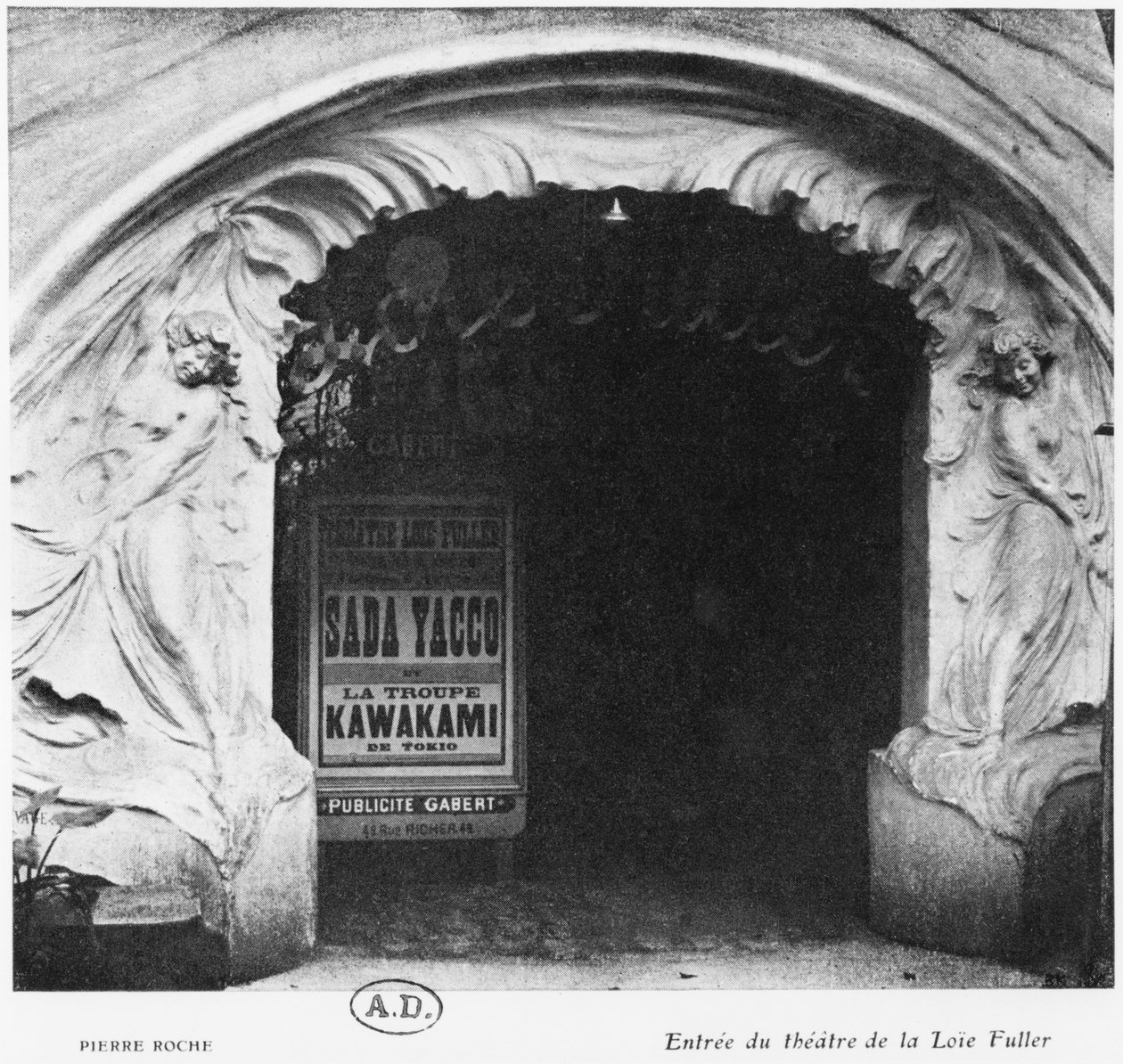 Loie Fuller Színház az egyetemes kiállításon, 1900 alkotó: Henri Sauvage