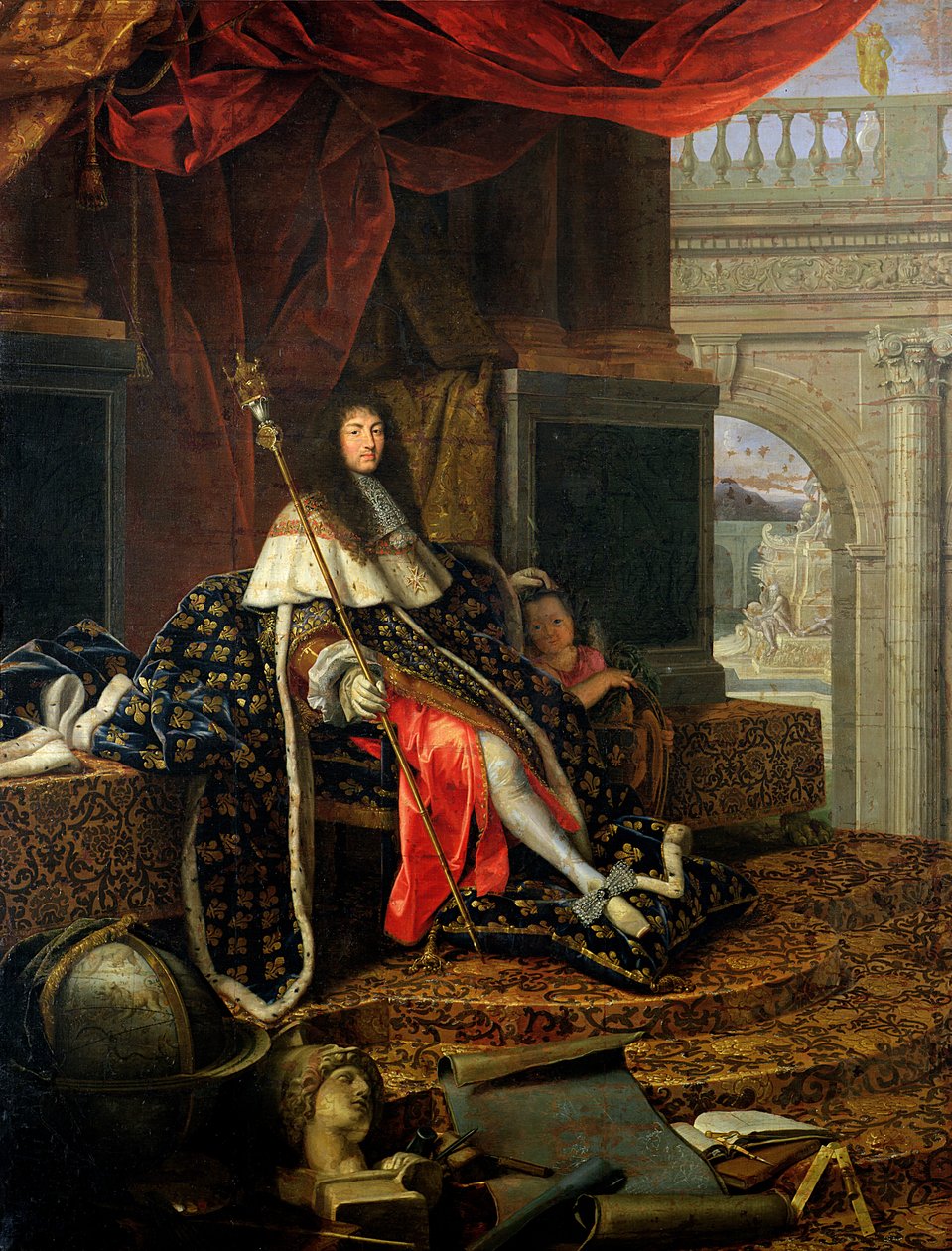 XIV. Lajos (1638-1715) portréja 1668 alkotó: Henri Testelin