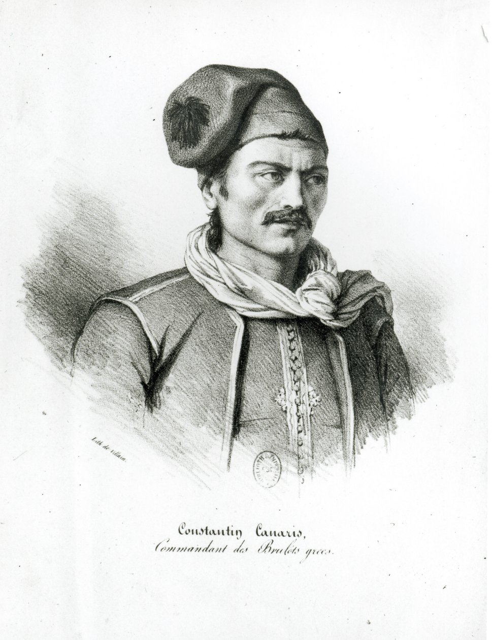 Konstantin Kanaris (1790-1877) alkotó: Henri Villain