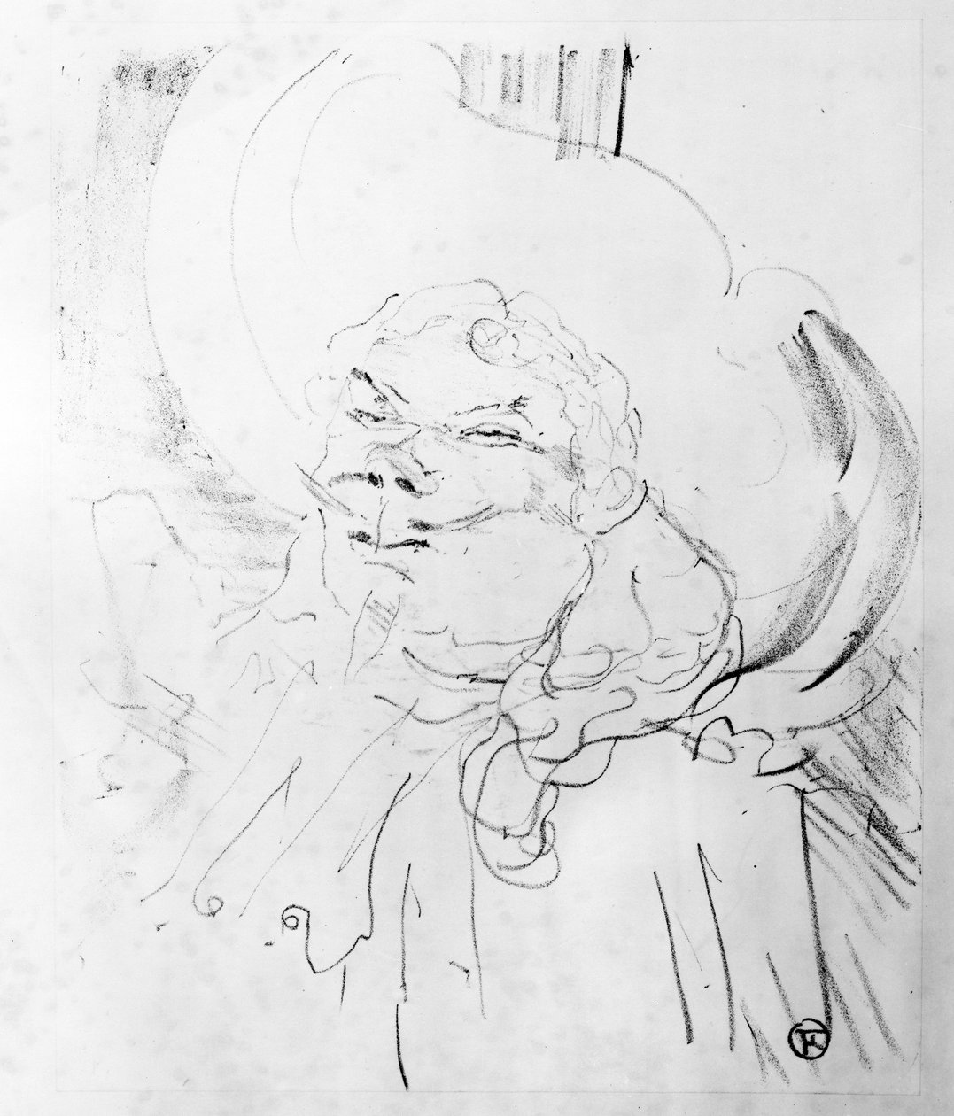 Benoît-Constant Coquelin mint Cyrano de Bergerac, 1898 alkotó: Henri de Toulouse Lautrec
