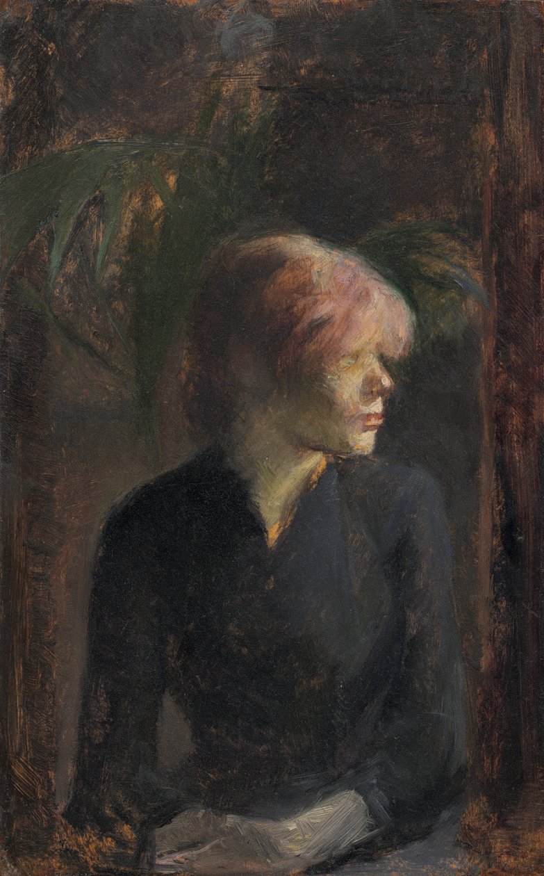 Carmen Gaudin, 1885 (olaj, fa) alkotó: Henri de Toulouse Lautrec