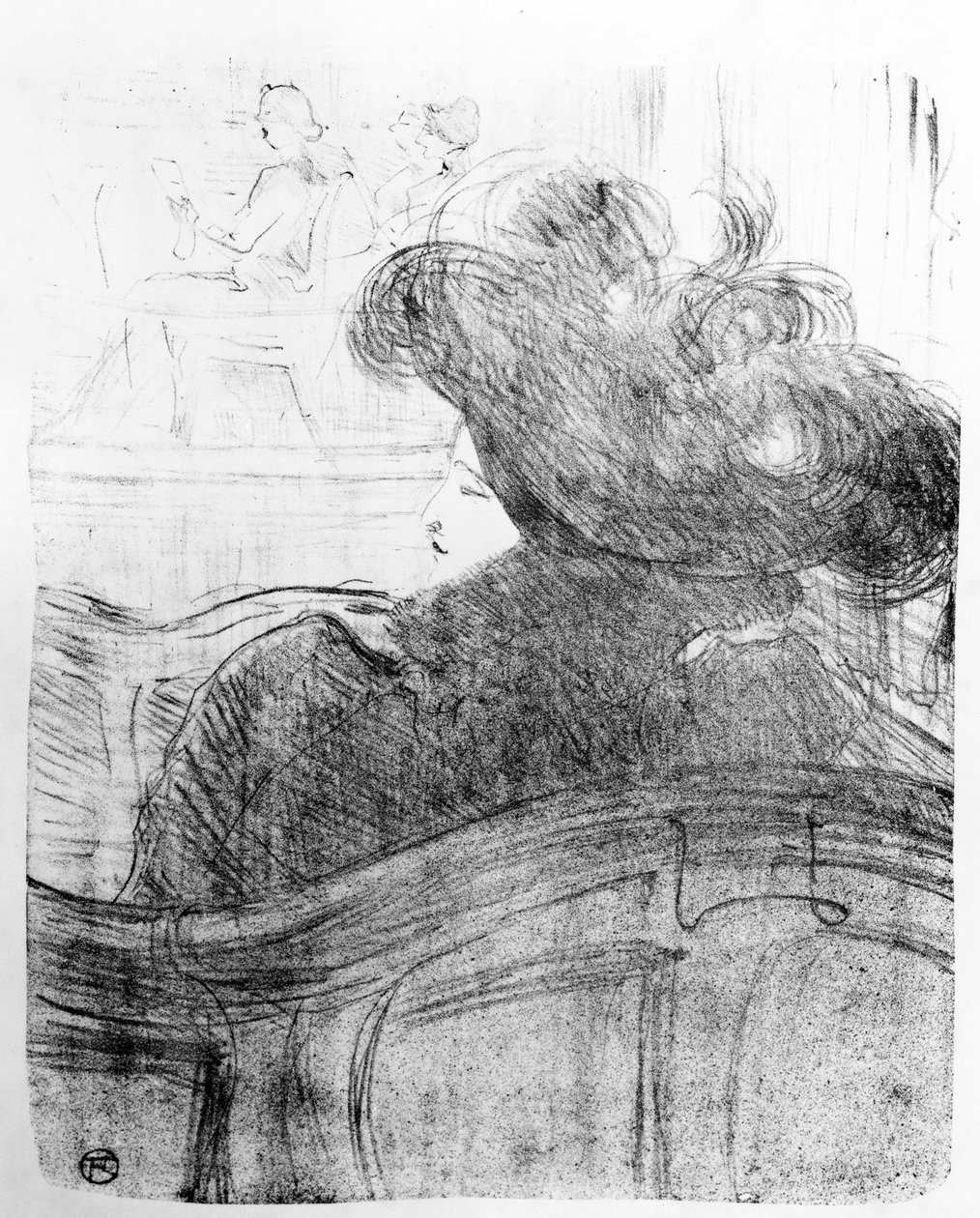 Cléo de Mérode, 1898 alkotó: Henri de Toulouse Lautrec