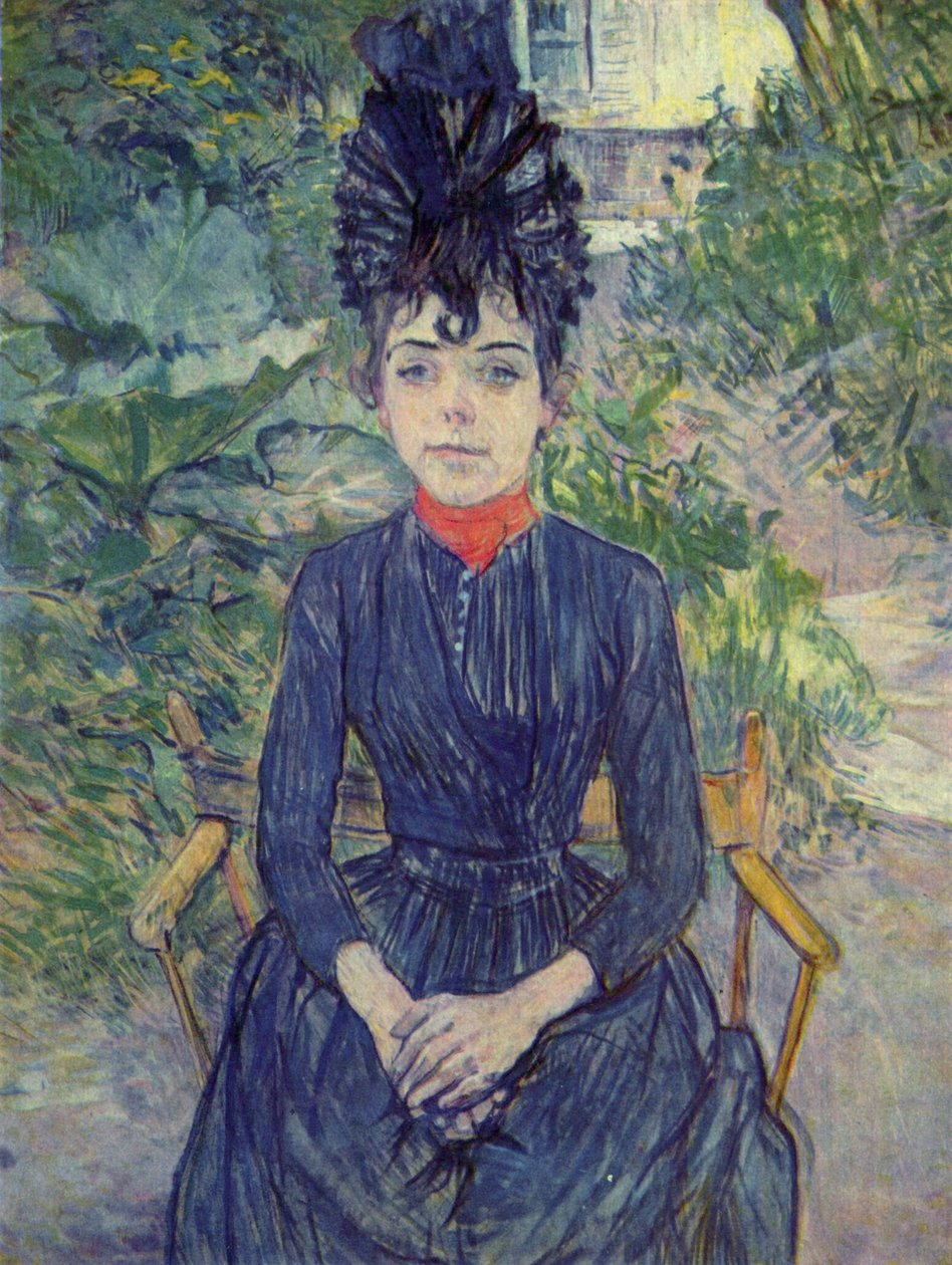 Justine Dieuhl a kertben alkotó: Henri de Toulouse Lautrec
