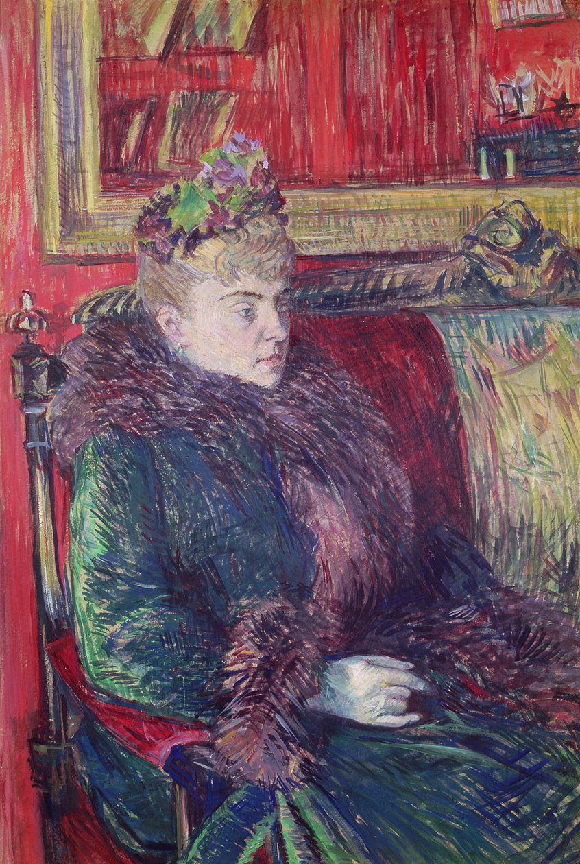 Madame de Gortzikoff, 1893 alkotó: Henri de Toulouse Lautrec