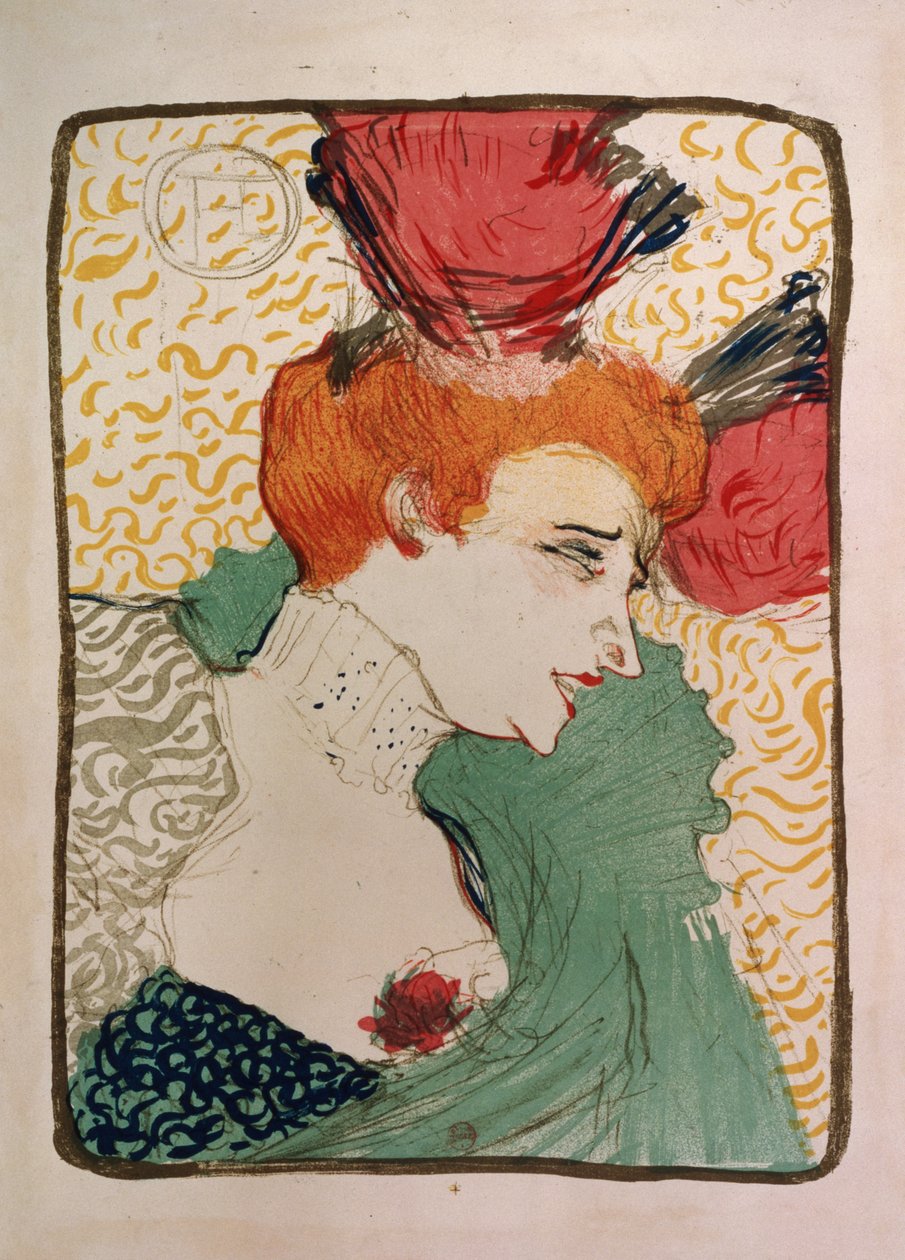 Mademoiselle Marcelle Lender, 1895 (litó és wc) (7012 bizonyíték) alkotó: Henri de Toulouse Lautrec