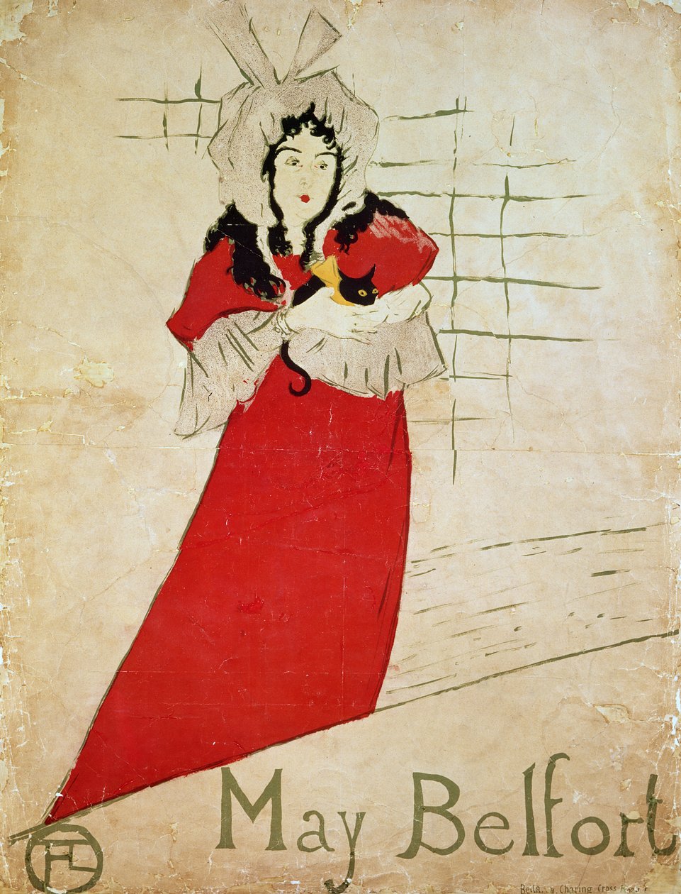 May Belfort, Franciaország, 1895 alkotó: Henri de Toulouse Lautrec