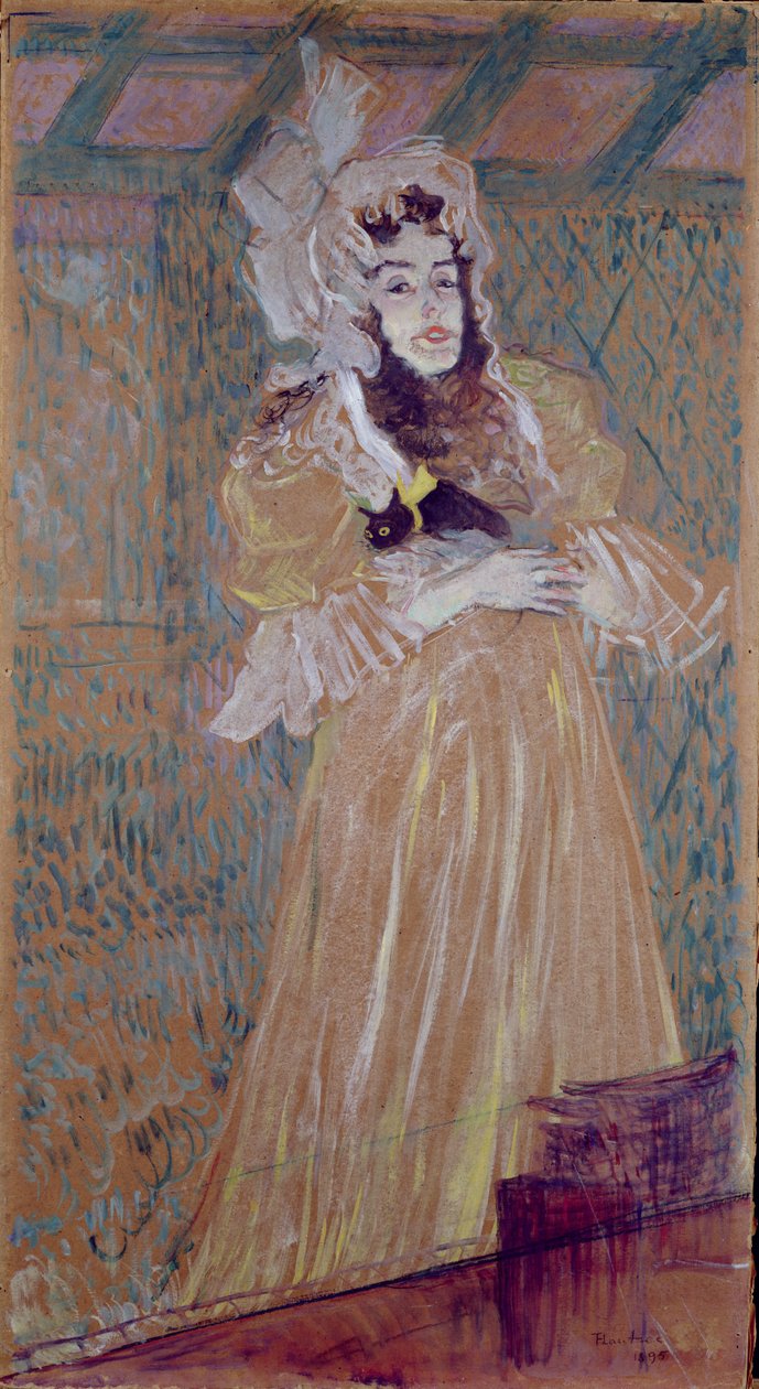 Miss May Belfort, 1895 alkotó: Henri de Toulouse Lautrec