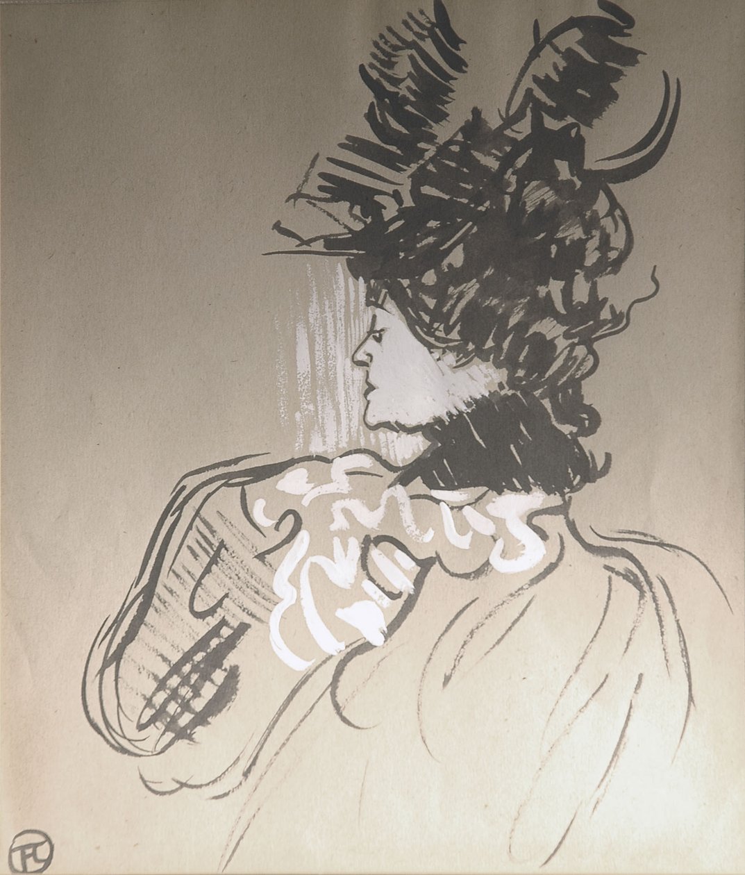 Új kalap Suzanne alkotó: Henri de Toulouse Lautrec