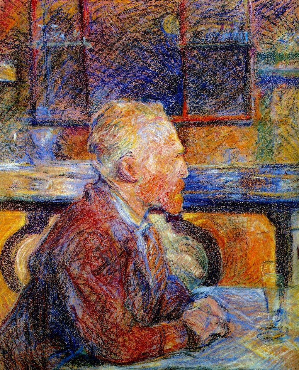 Vincent van Gogh portréja alkotó: Henri de Toulouse Lautrec