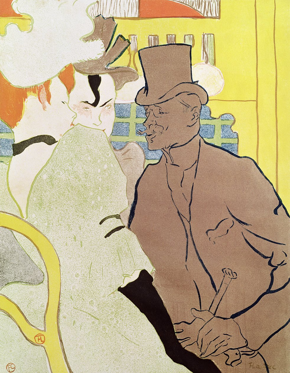 Az angol a Moulin Rouge-ban, 1892 alkotó: Henri de Toulouse Lautrec