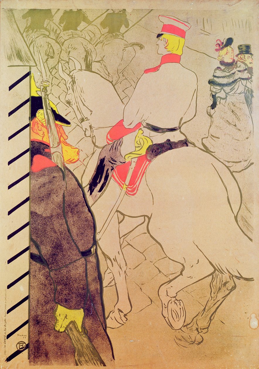 A német Babilon, 1894 (lcolor litho) alkotó: Henri de Toulouse Lautrec