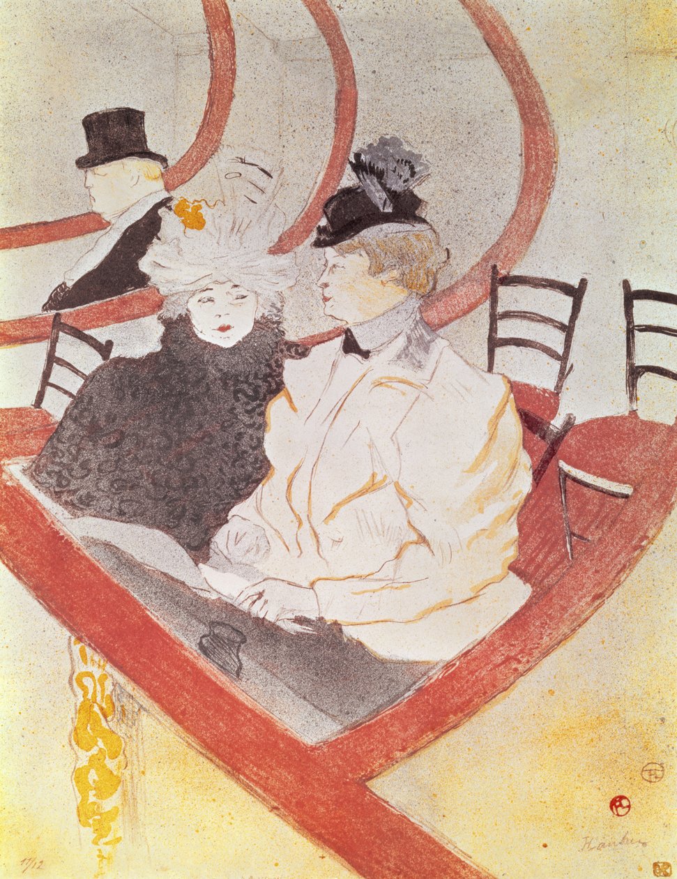 A Grande Loge, 1897 (lásd még: 15811) alkotó: Henri de Toulouse Lautrec