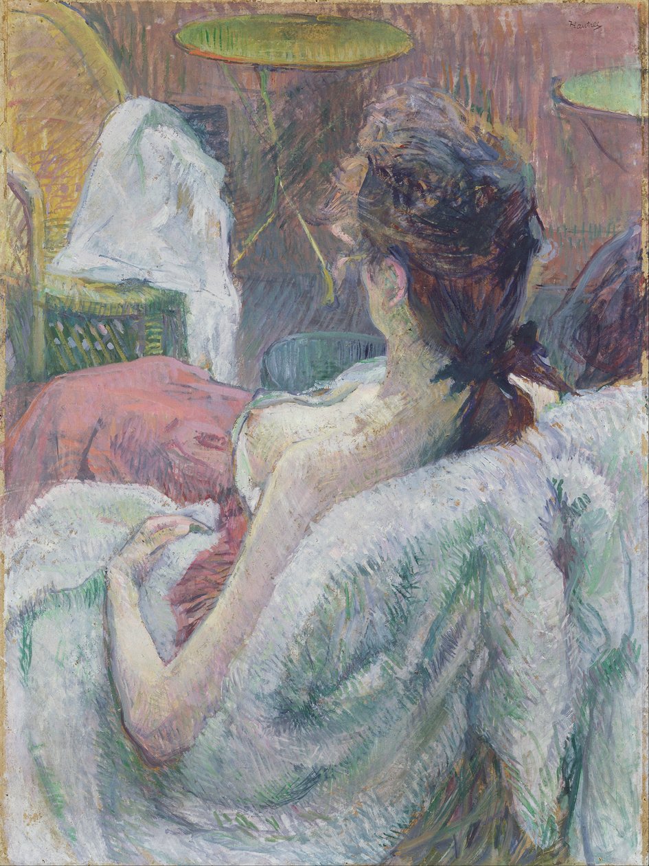 A modell pihen alkotó: Henri de Toulouse Lautrec
