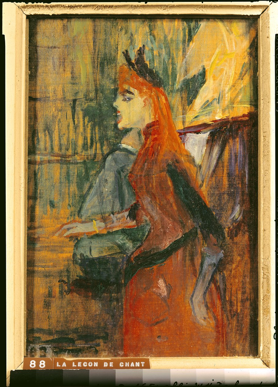 Az éneklecke, 1882 alkotó: Henri de Toulouse Lautrec