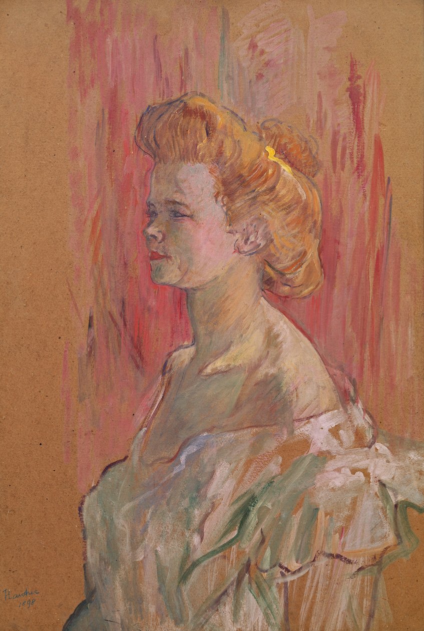 A Szfinx, 1898 (olaj, karton) alkotó: Henri de Toulouse Lautrec