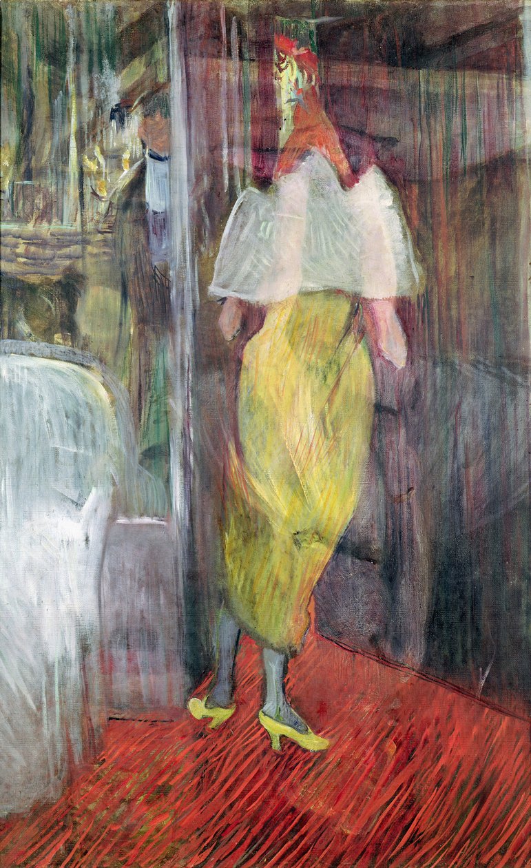 Nő lép be egy színházi páholyba, 1894 alkotó: Henri de Toulouse Lautrec