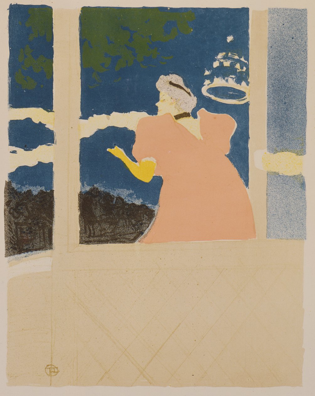 Az Ambassador Színházban c. 1894 (kőnyomat) alkotó: Henri de Toulouse Lautrec