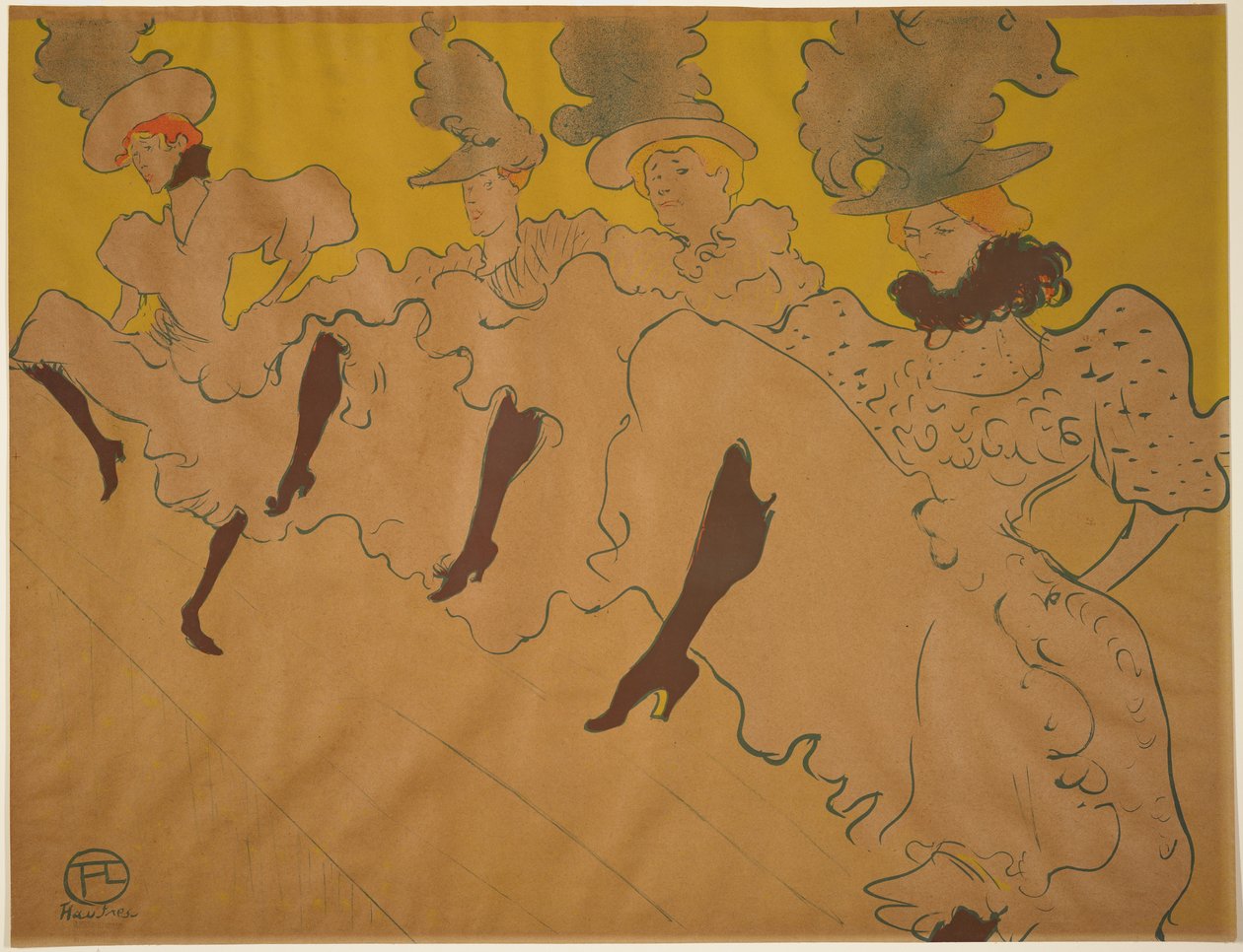 Mademoiselle Eglantines társulata, 1896 alkotó: Henri de Toulouse Lautrec