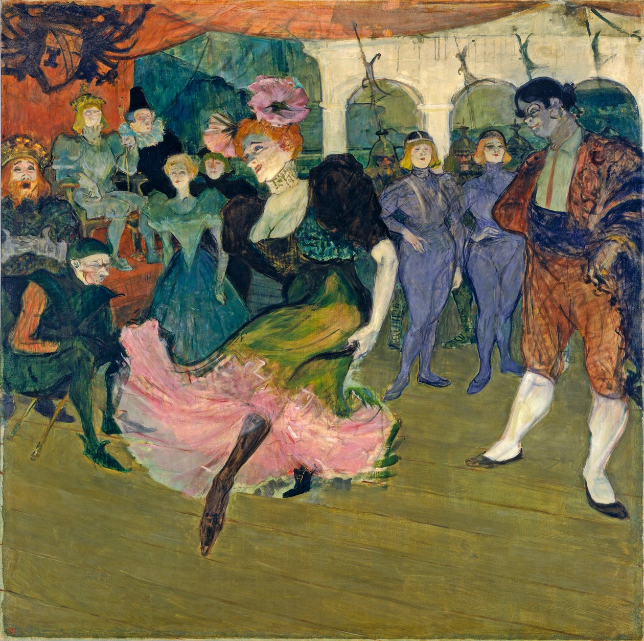 Marcelle Lender Bolerót táncol a Chilpericben, 1895 alkotó: Henri de Toulouse Lautrec