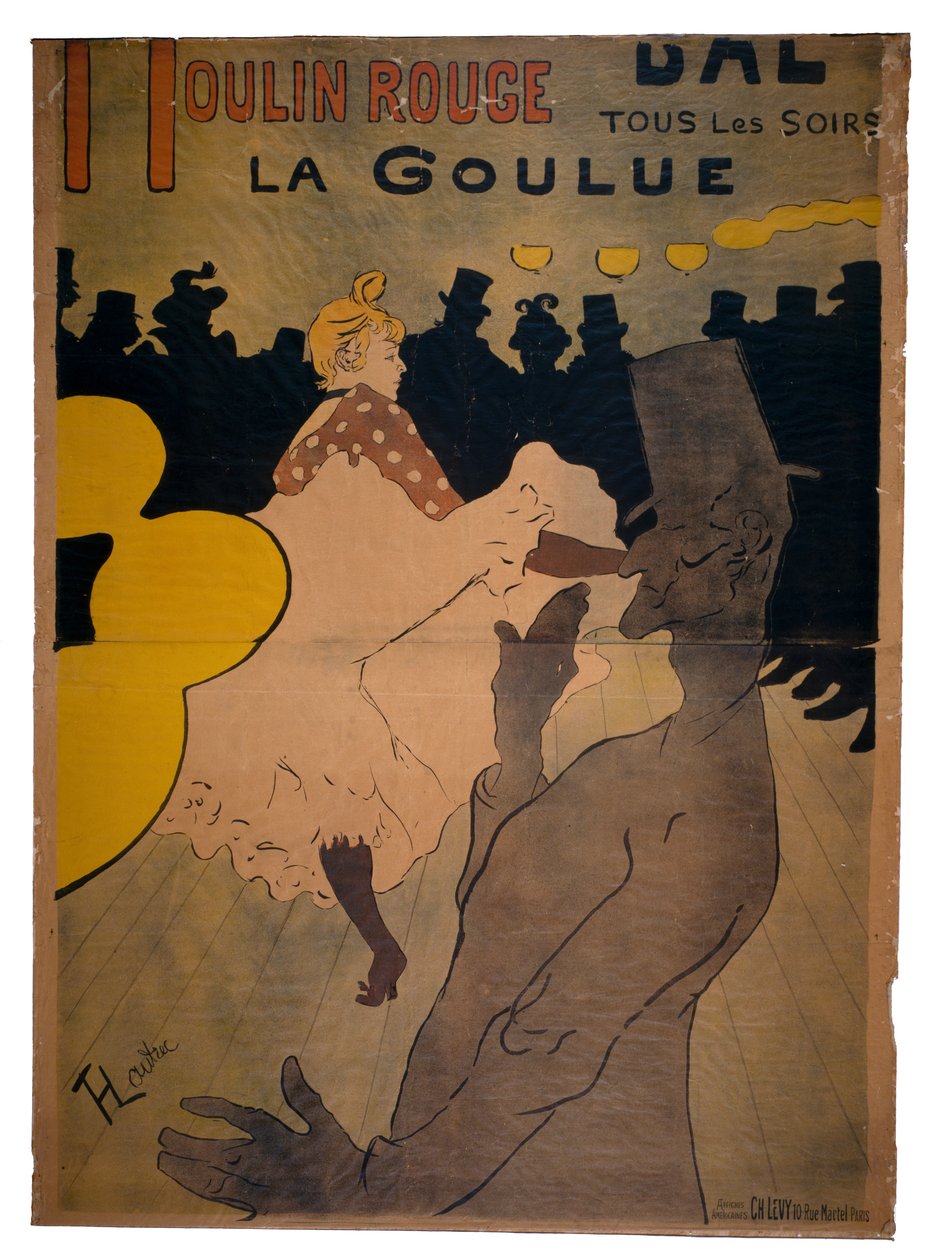 Moulin Rouge, 1891 alkotó: Henri de Toulouse Lautrec