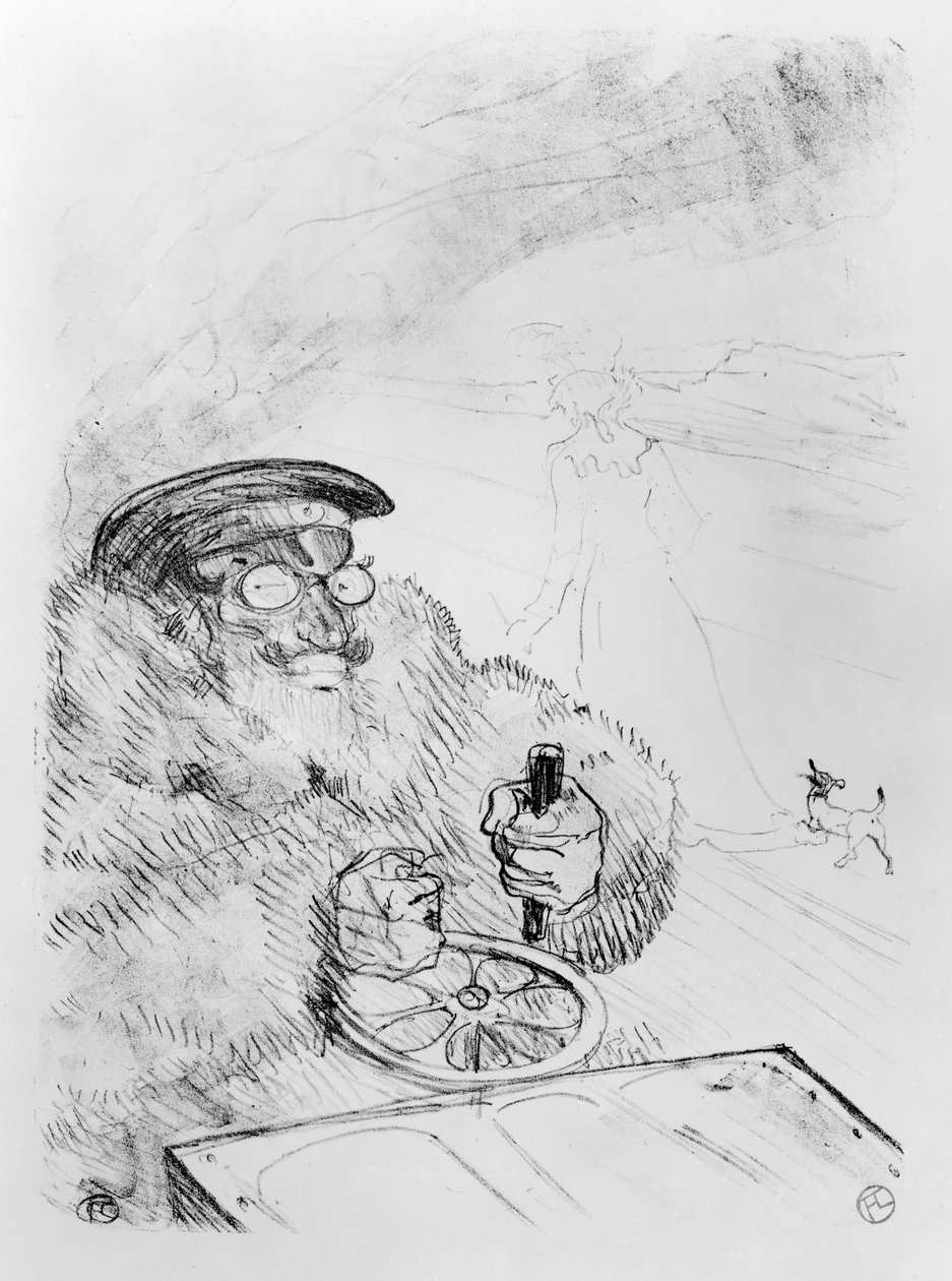 The Motorist, 1896 alkotó: Henri de Toulouse Lautrec