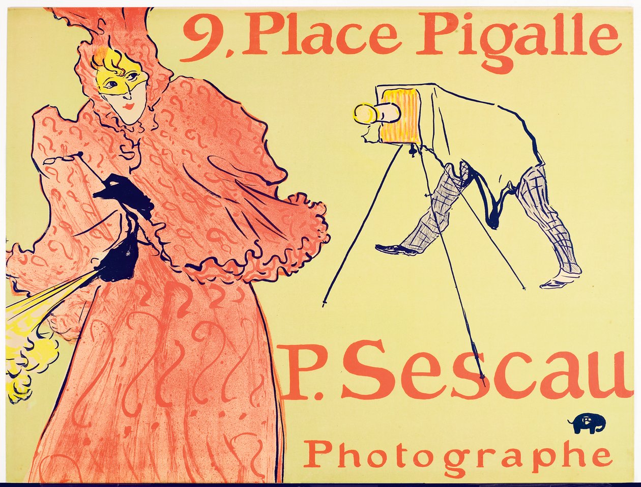 Sescau fényképész, 1896 alkotó: Henri de Toulouse Lautrec