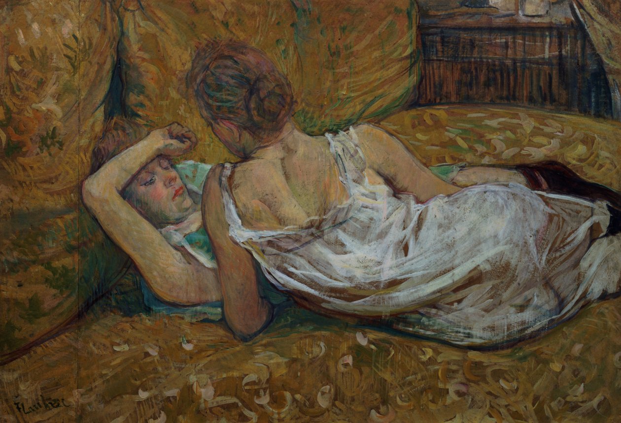 Két barát (pasztell) alkotó: Henri de Toulouse Lautrec
