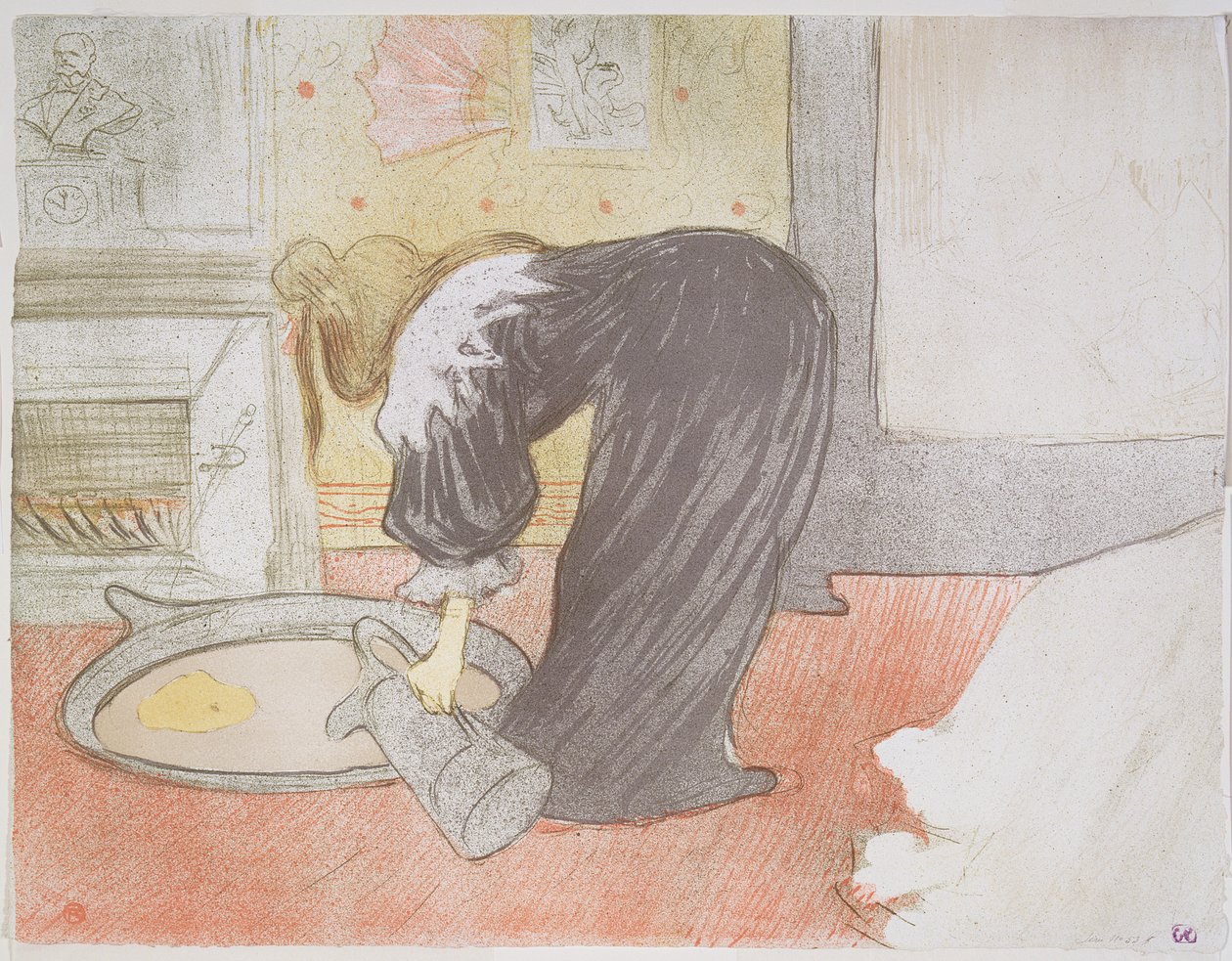 Nő a kádban, 1896 alkotó: Henri de Toulouse Lautrec