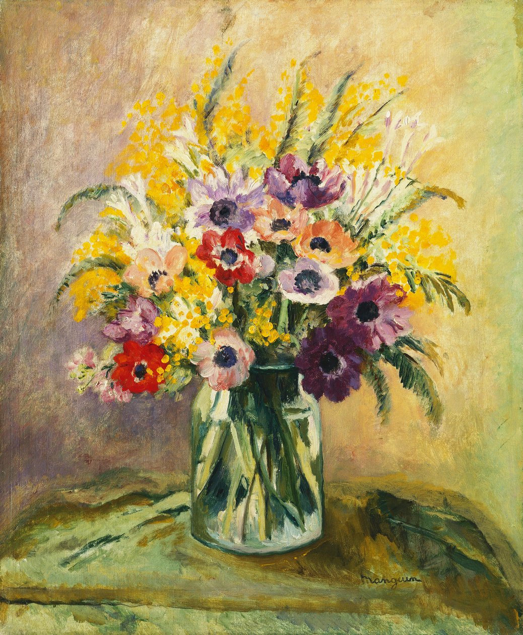 Kökörcsin és mimóza alkotó: Henri Charles Manguin