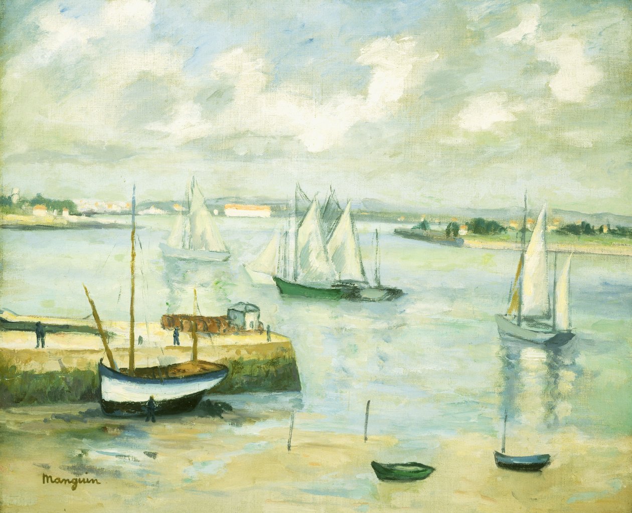 Concarneau alkotó: Henri Charles Manguin