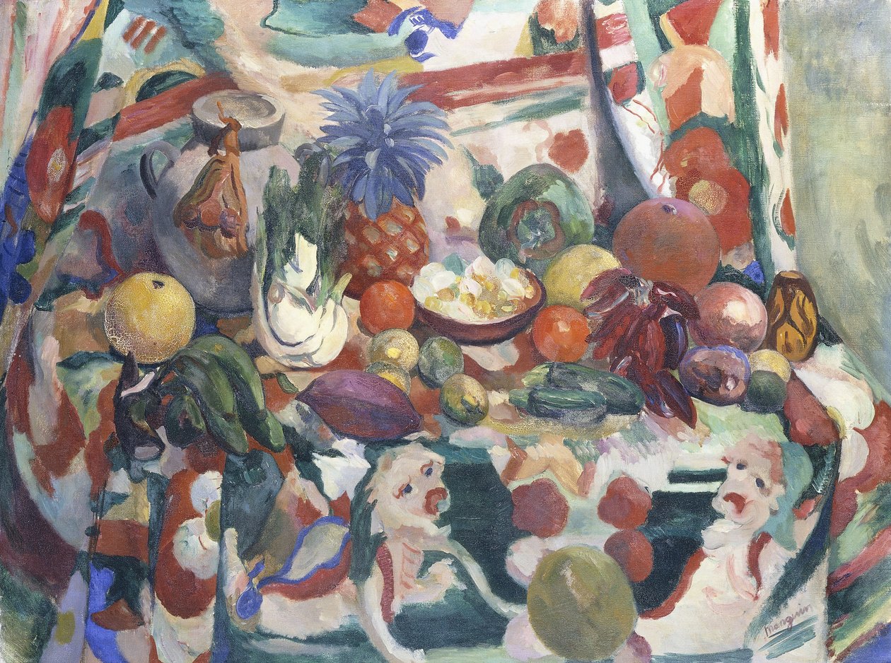 Egzotikus csendélet (The Grapefruit); Egzotikus csendélet (Grapefruit) alkotó: Henri Charles Manguin