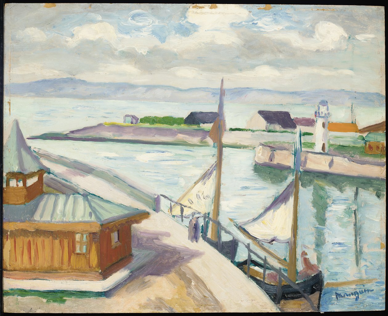 Honfleur alkotó: Henri Charles Manguin