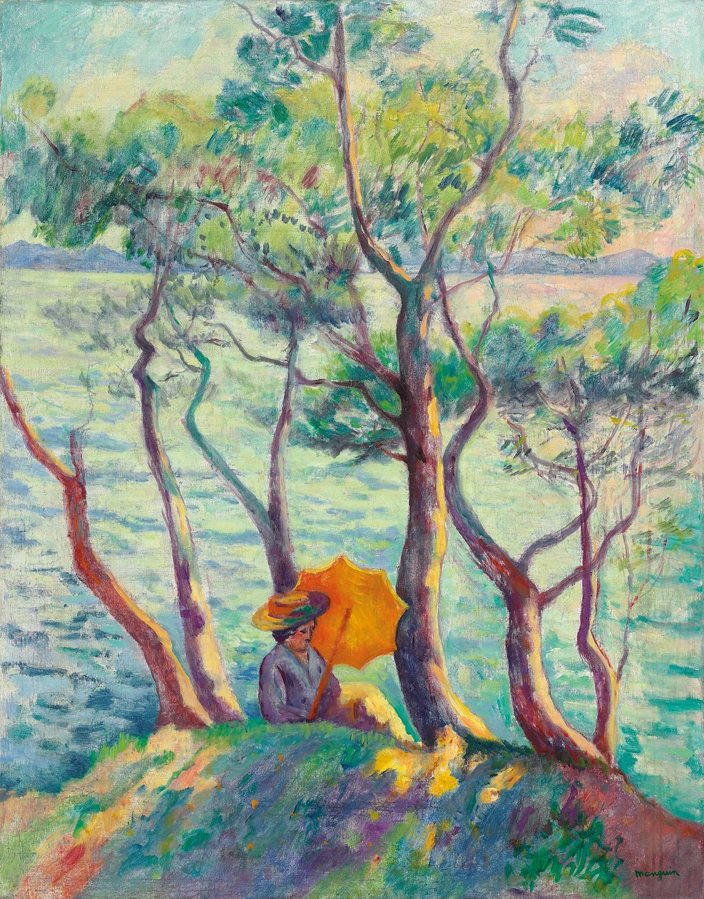 Jeanne a napernyőnél, Cavaliere alkotó: Henri Charles Manguin