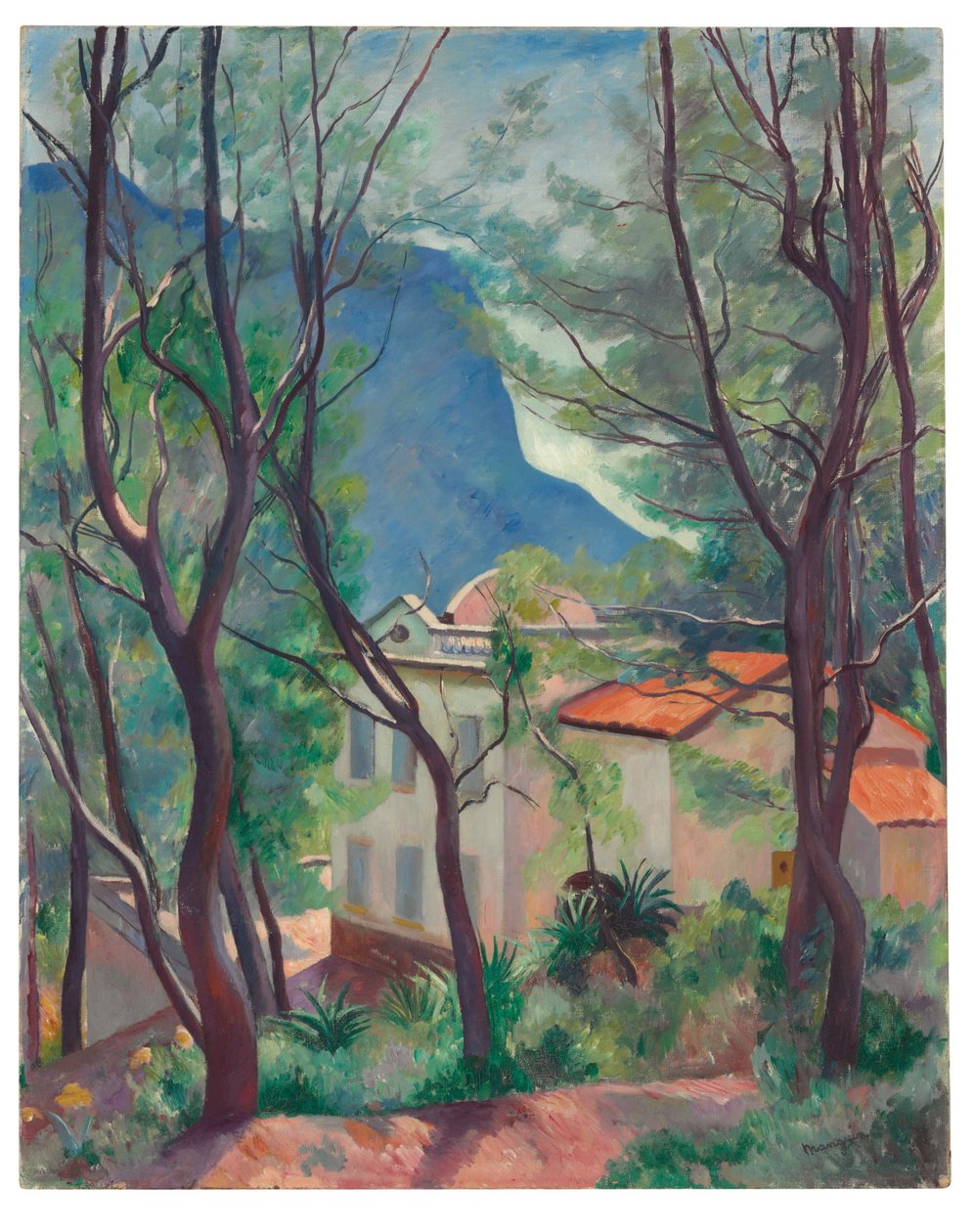 A ház a fákban, Villecroze alkotó: Henri Charles Manguin