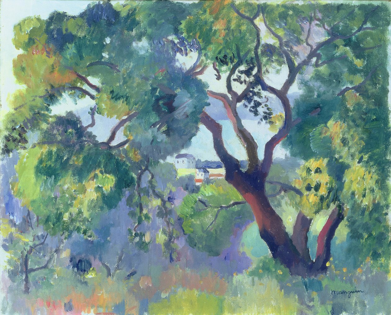 Saint-Tropez-i táj alkotó: Henri Charles Manguin