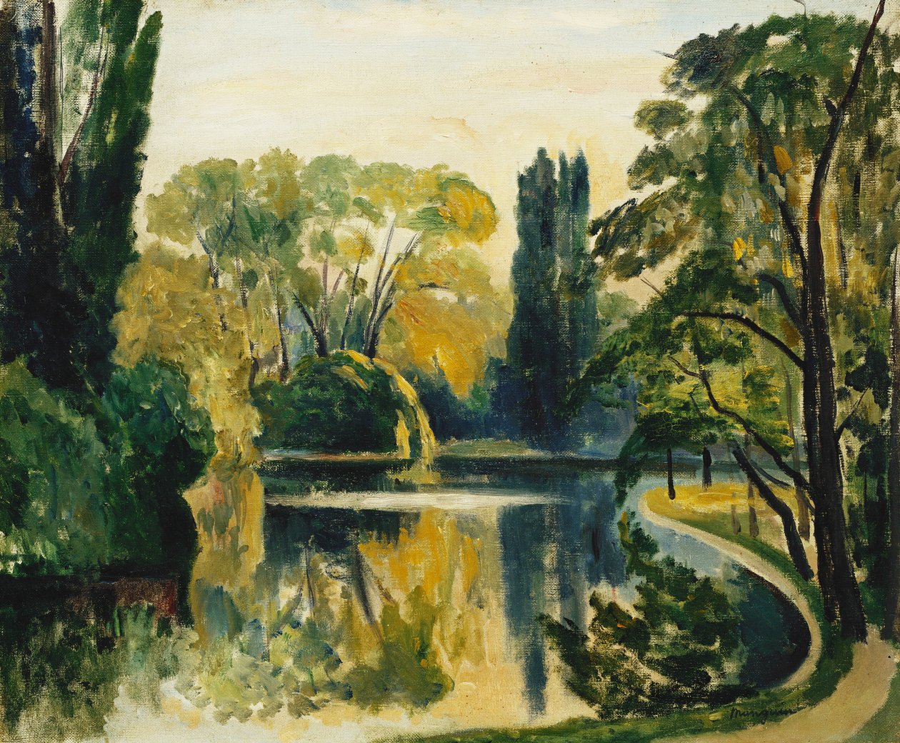 Saint-James-tó, Bois de Boulogne alkotó: Henri Charles Manguin