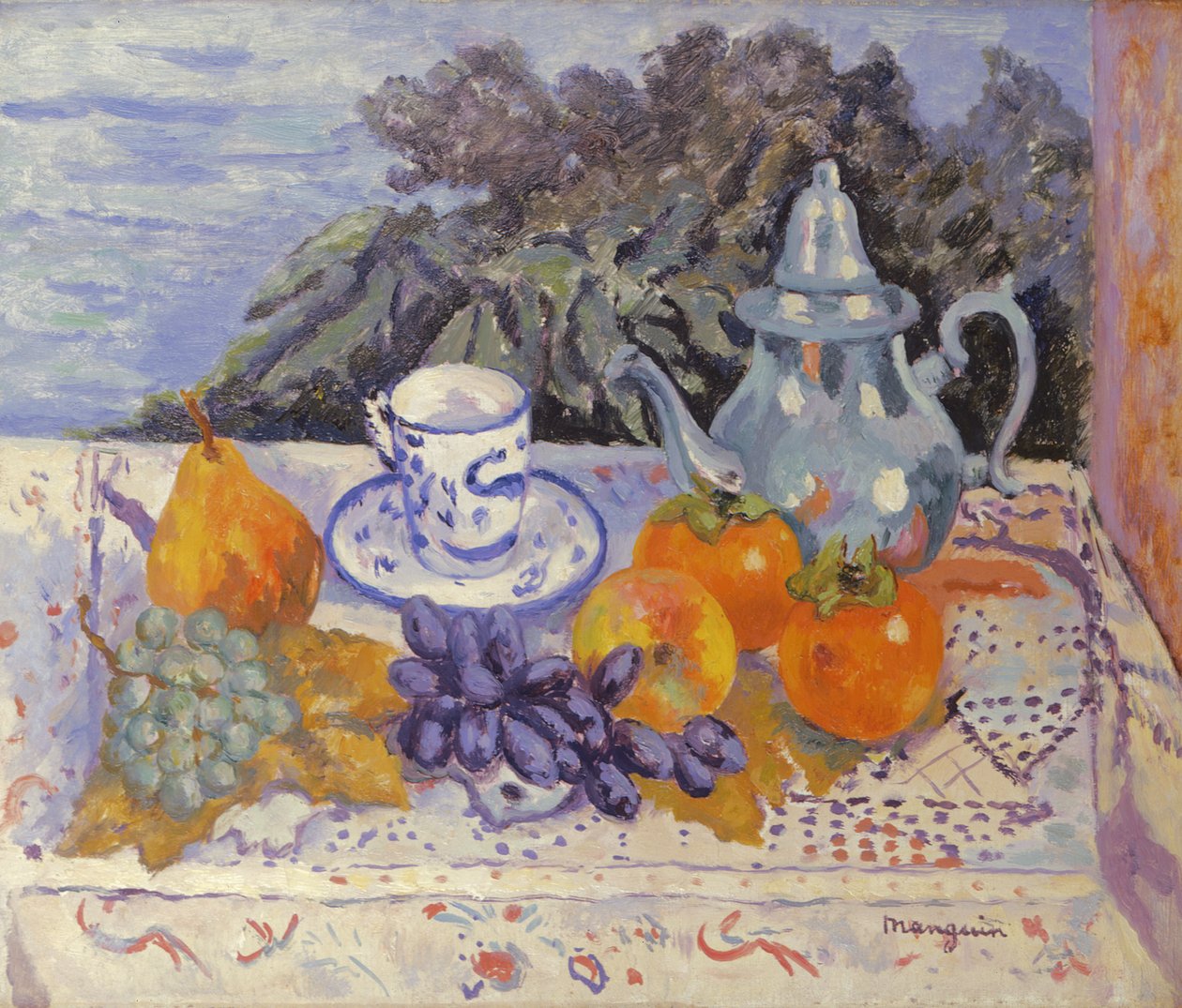 Gránátalma, Datolyaszilva, Ón alkotó: Henri Charles Manguin