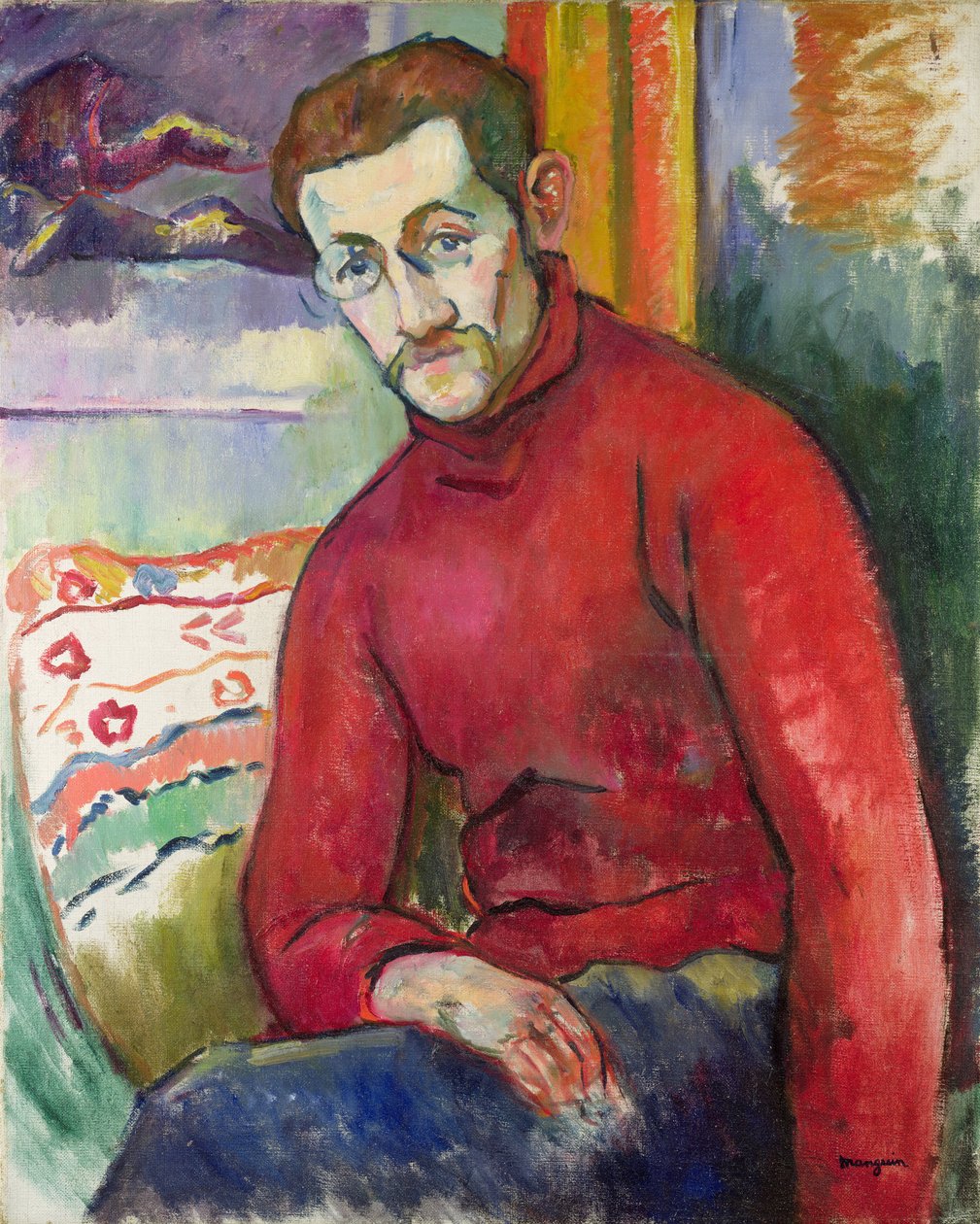 Jean Puy portréja alkotó: Henri Charles Manguin