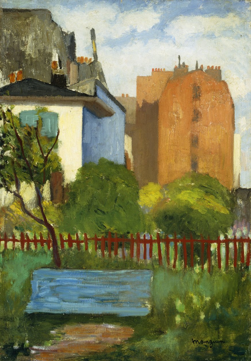 The Bench, Rue Boursault; Le Banc, rue Boursault alkotó: Henri Charles Manguin