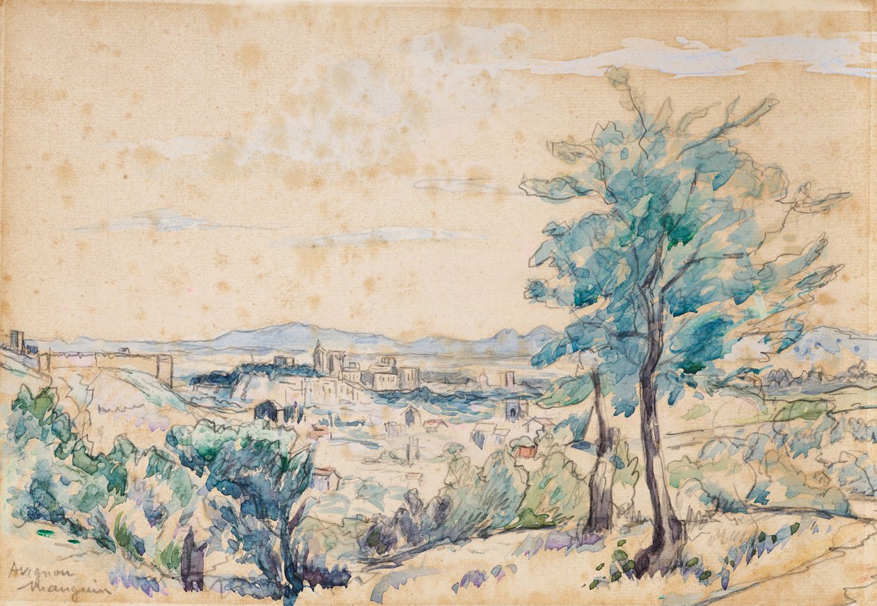 A pápák palotája - Avignon alkotó: Henri Charles Manguin